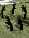 5PCS Scary Halloween Yard Decorations, Black Halloween Handmade Lawn Stakes, Suitable for Halloween Silhouette Yard Decorations, Halloween Sidewalk Signs, Outdoor Halloween Yard Decorations