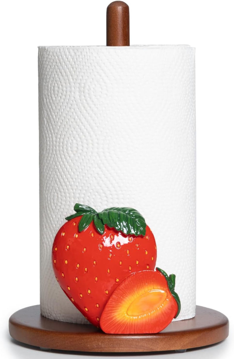 Strawberry Paper Towel Holder Cute Strawberry Kitchen Decor Accessories Red