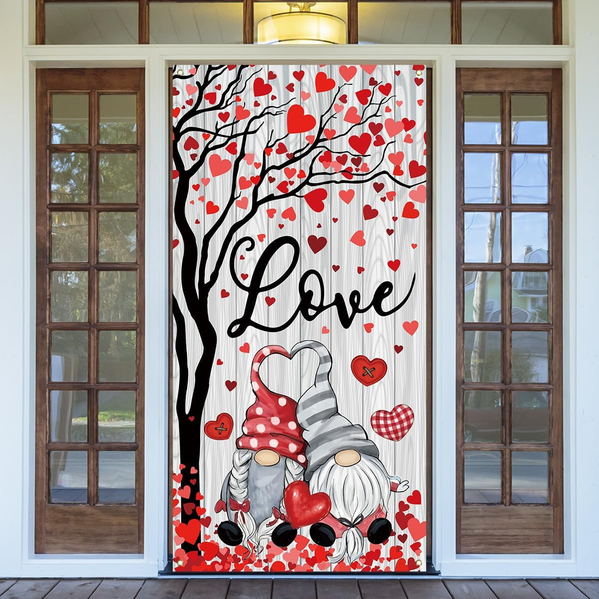 Valentines Day Door Cover 71×35 Inch Galentines Day Home Party Decor