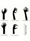 5PCS Scary Halloween Yard Decorations, Black Halloween Handmade Lawn Stakes, Suitable for Halloween Silhouette Yard Decorations, Halloween Sidewalk Signs, Outdoor Halloween Yard Decorations